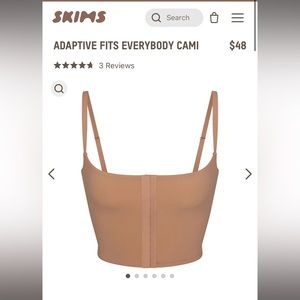 NWT Skims- Fits Everybody Adaptive Cami